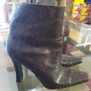 Via Spiga Snake Ankle Boots